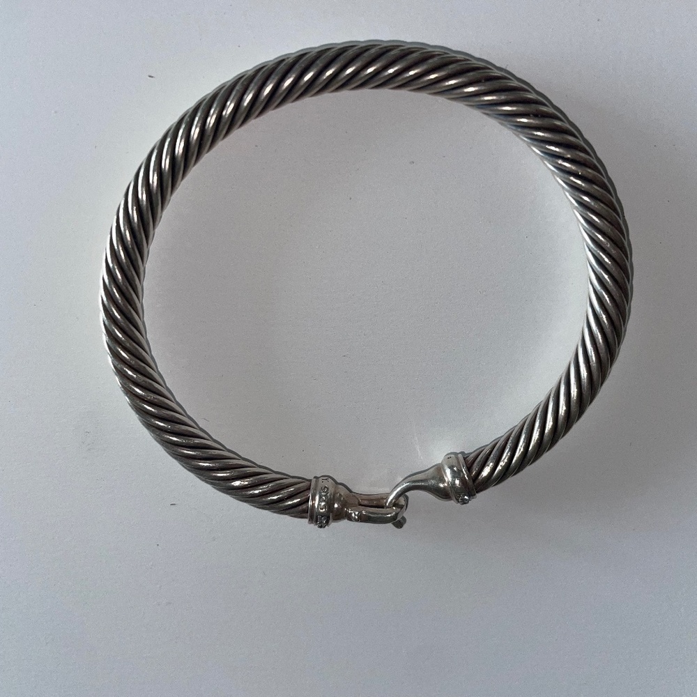 Buckle Bracelet with Pavé Diamonds